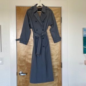 Blue London Fog Trench